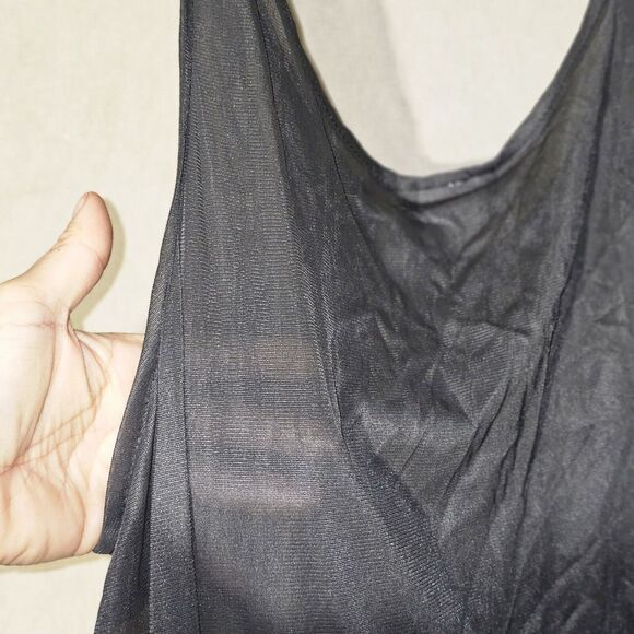 Positive Attitude Southwestern Mesh Maxi Dress Plus Size 18W Stretchy See Though - Picture 10 of 10